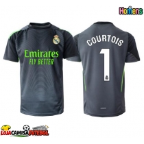 Camisa de Futebol Real Madrid Thibaut Courtois #1 Goleiro Equipamento Alternativo 2025-26 Manga Curta